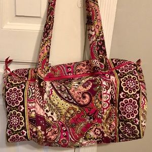 Vera Bradley Small Duffel - Very Berry Paisley
